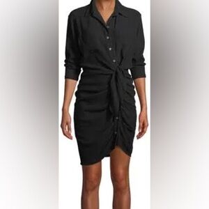 Asymmetrical Black Dress